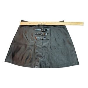 Blackmilk mini skirt with buckles